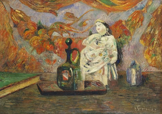 Still Life with a Ceramic Figurine van Paul Gauguin