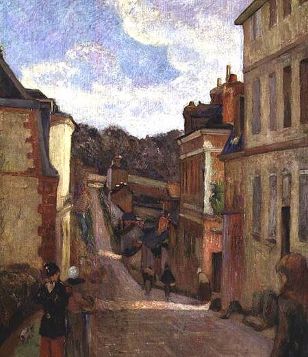 A Suburban Street van Paul Gauguin