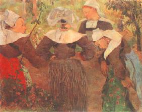 Vier Bretonische Bäuerinnen