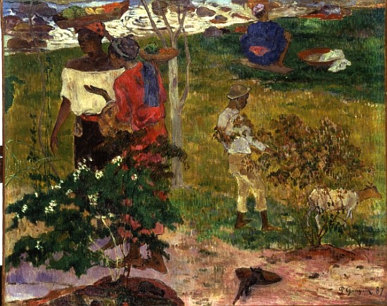 Topical Conversation van Paul Gauguin
