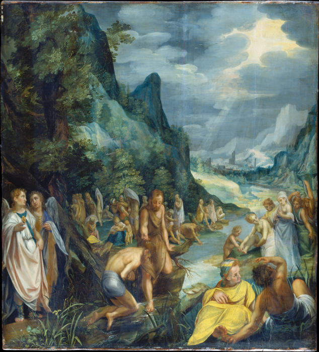 The Baptism of Christ van Paul Juvenel d. Ä.