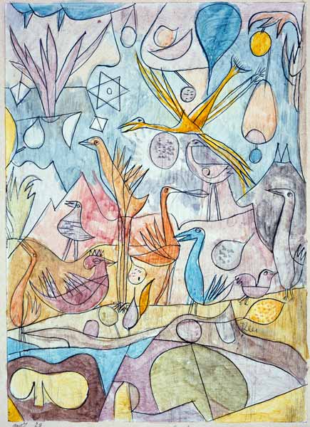 Vogelsammlung van Paul Klee