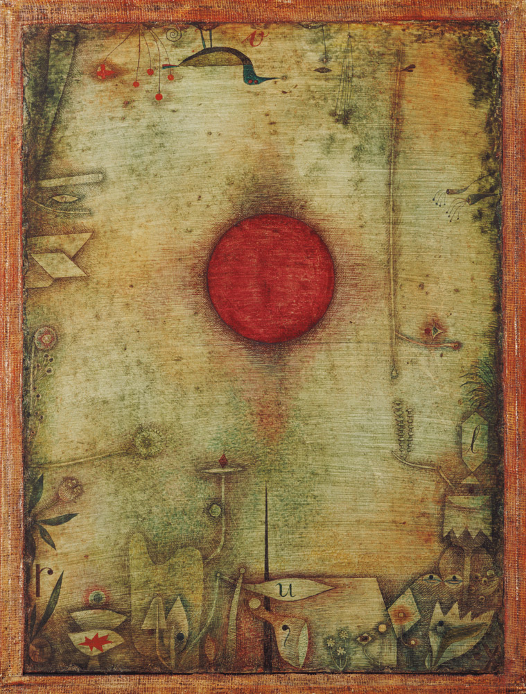 Ad Marginem, 1930 (no 210) (w/c on primed cardboard)  van Paul Klee