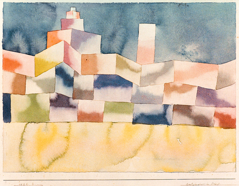 Architektur im Orient, 1929.2. van Paul Klee