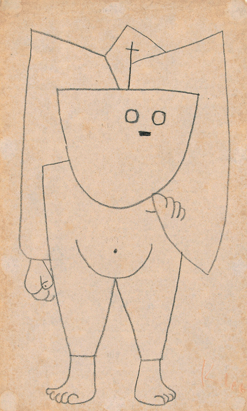 Christian ghost (Christliches Gespenst) van Paul Klee