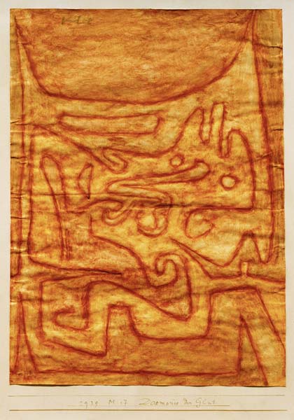 Daemonie der Glut, 1939, 137, (M 17). van Paul Klee