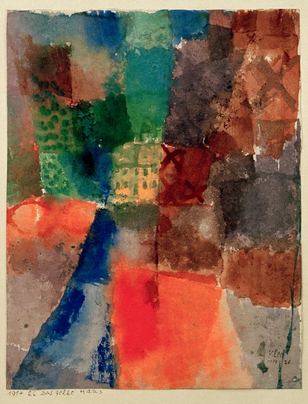 Das gelbe Haus, 1914. 26 van Paul Klee