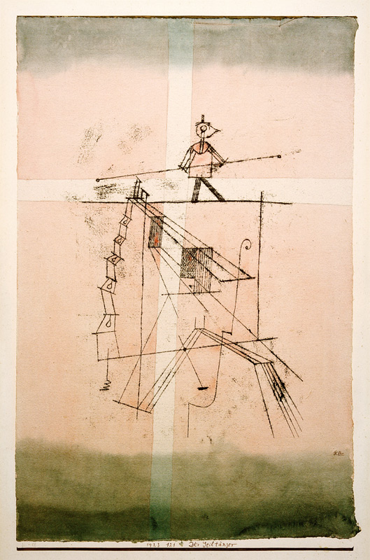 Der Seiltaenzer, 1923, 121. van Paul Klee