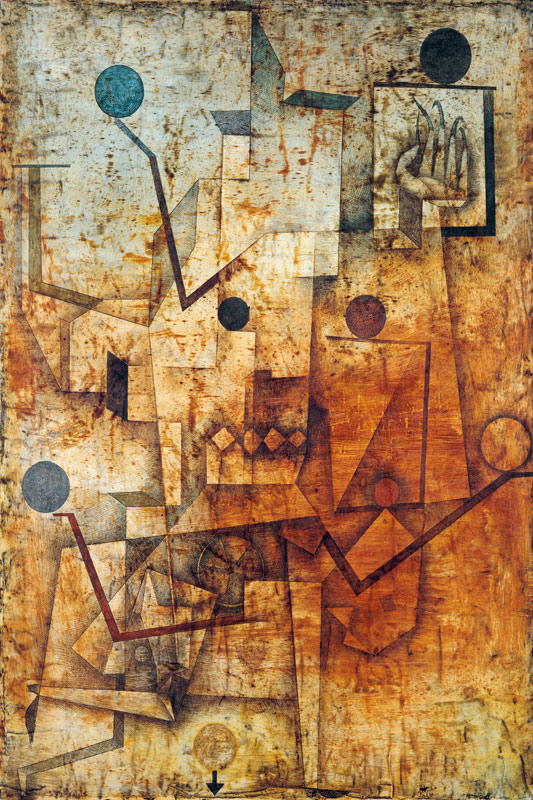 Der Teufel jongliert. van Paul Klee