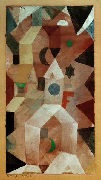Die Kapelle, 1917, 127. van Paul Klee