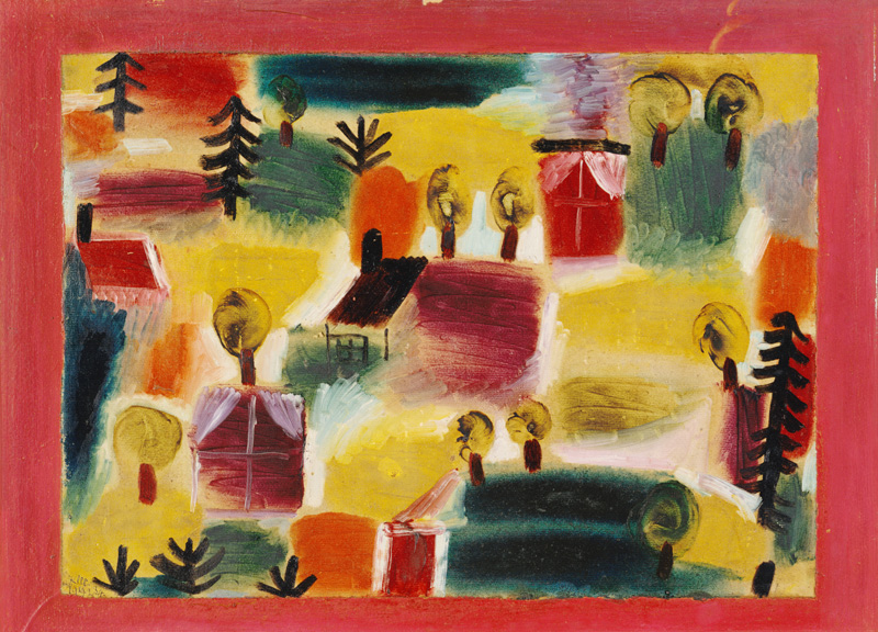 Dorflandschaft. van Paul Klee