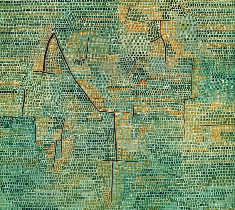 Entlegene Landschaft, 1931. van Paul Klee