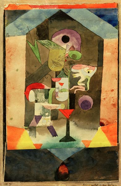 Erinnerungsbild an eine Empfaengnis, van Paul Klee
