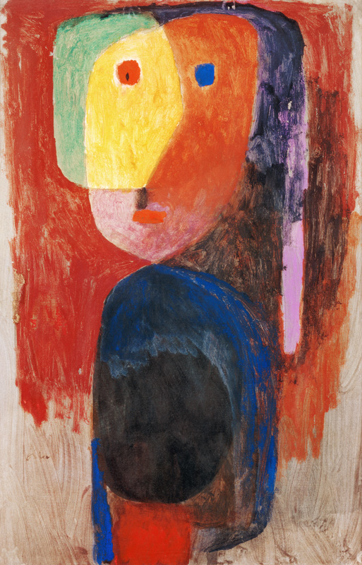 Figur am Abend van Paul Klee