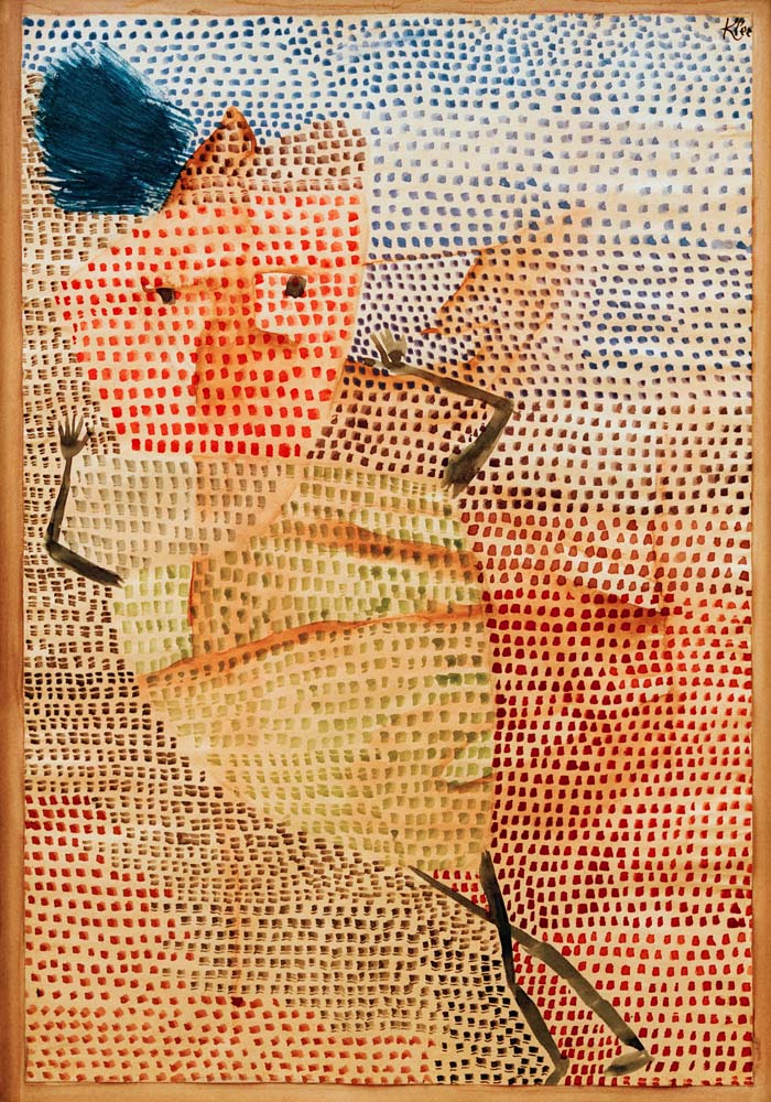 Maske Laus, 1931, 264 (X 4). van Paul Klee