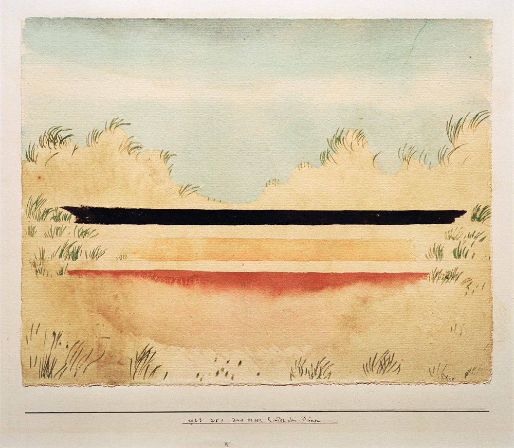 Das Meer hinter den Duenen, 1923, 251. van Paul Klee