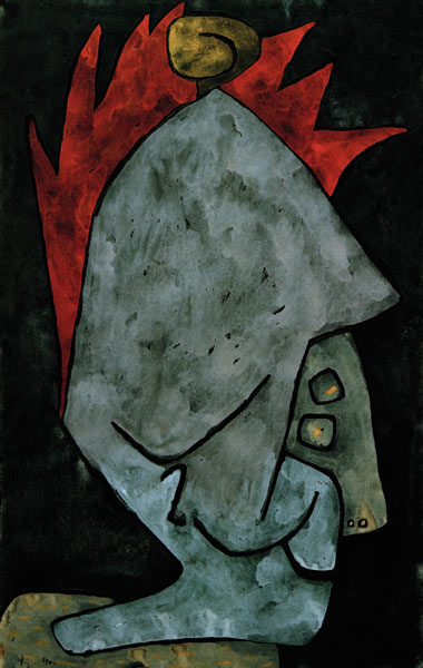 Mephisto als Pallas, van Paul Klee
