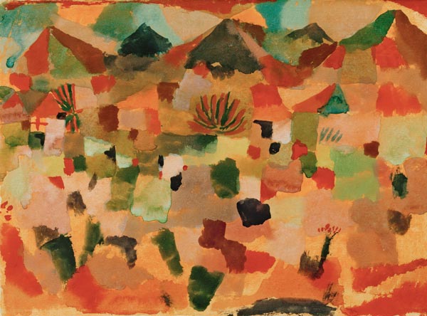 Mit der Bergkette, 1919. 31 van Paul Klee