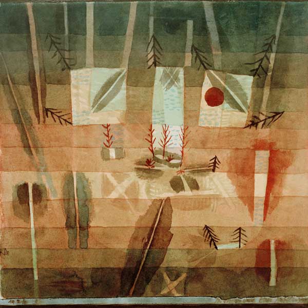 Physiognomie einer Anpflanzung, van Paul Klee