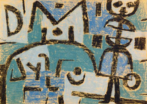 Schicksal eines Kindes. van Paul Klee