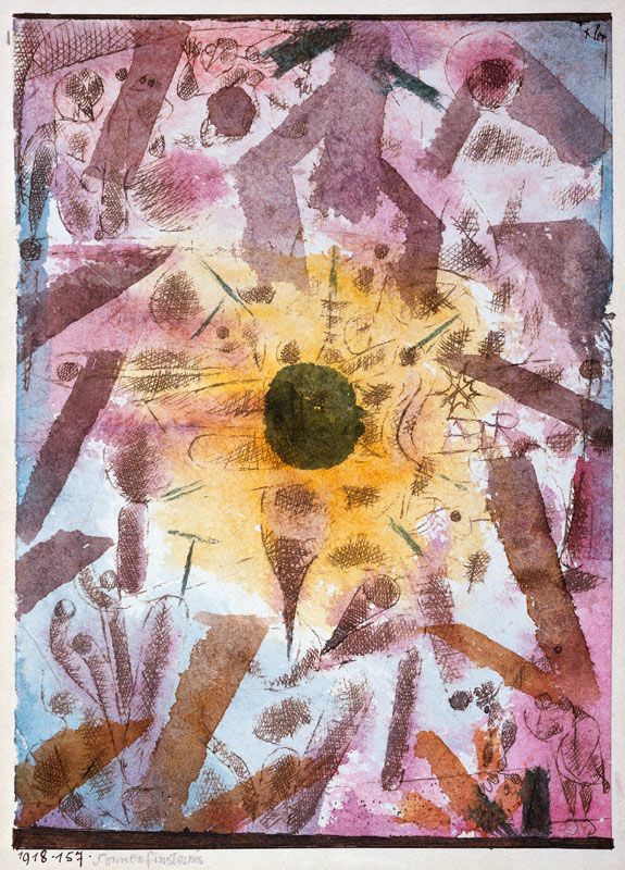 Sonnenfinsternis van Paul Klee