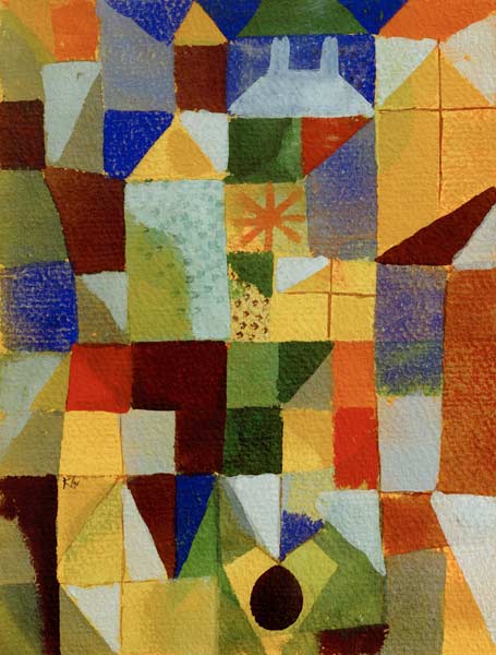 Staedtische Komposition m.d. mit gelben van Paul Klee
