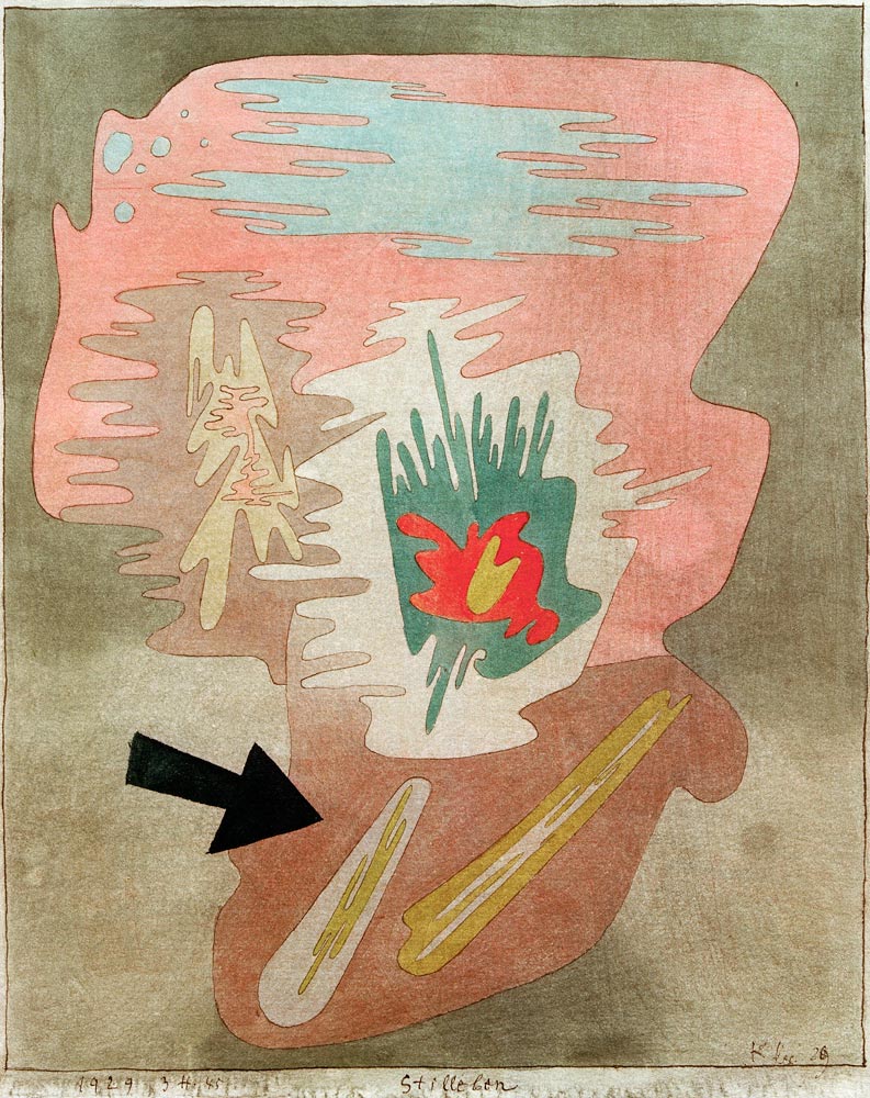 Stilleben, 1929, 345 (3 H 45). van Paul Klee