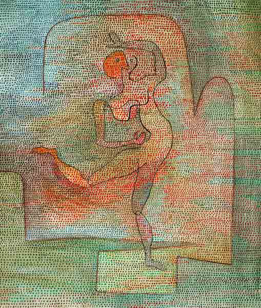 Danseres, - Paul Klee van Paul Klee