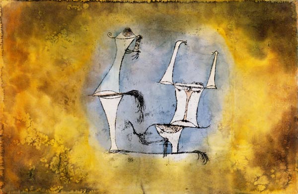 Ur-Welt-Paar van Paul Klee