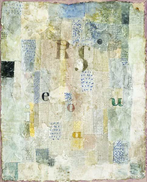 Vocal Fabric of the Singer Rosa Silber van Paul Klee