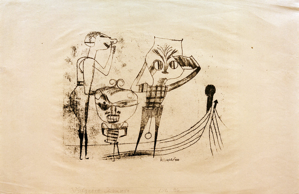 Vulgaere Komoedie, 1922, 100. van Paul Klee