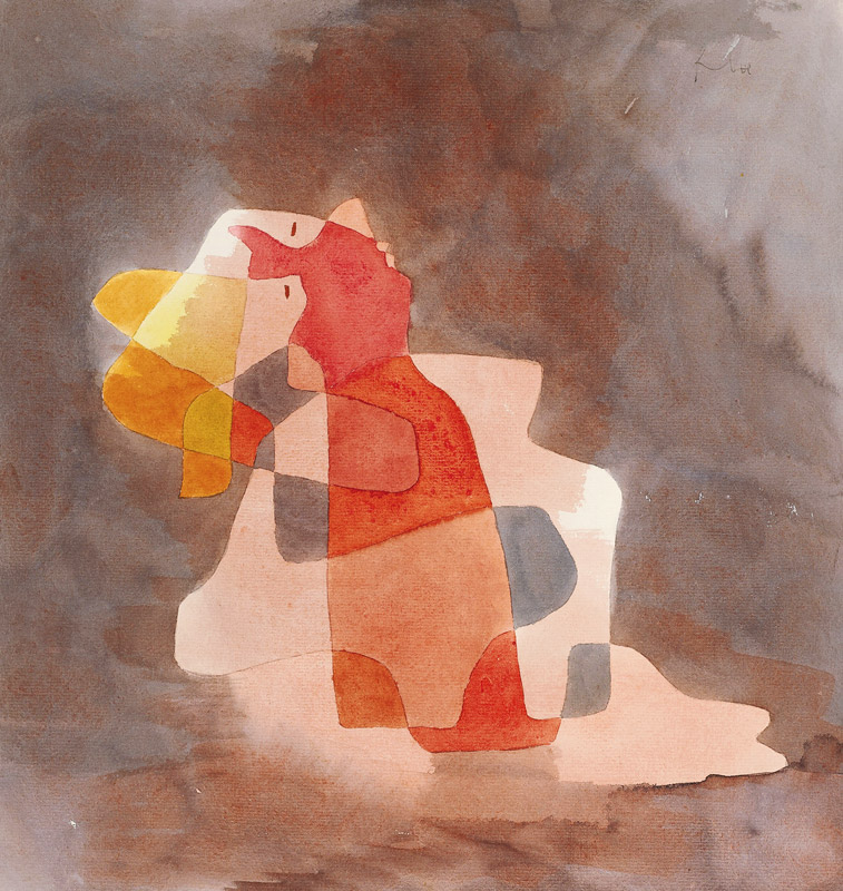 Woman Leaning Back van Paul Klee