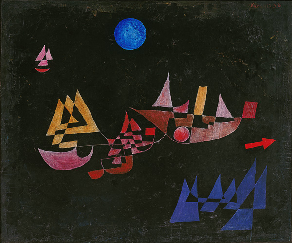 Abfahrt der Schiffe van Paul Klee