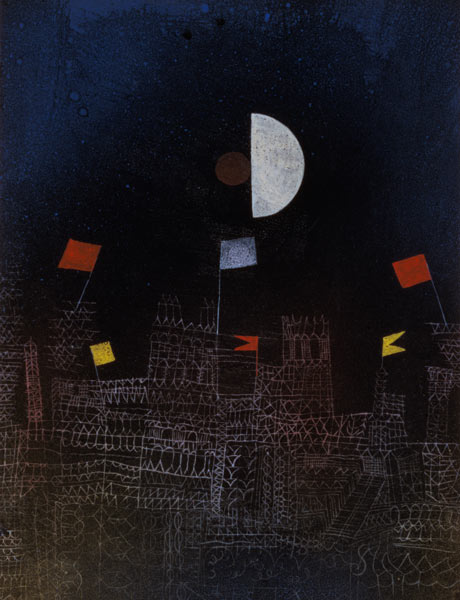 Beflaggte Stadt van Paul Klee