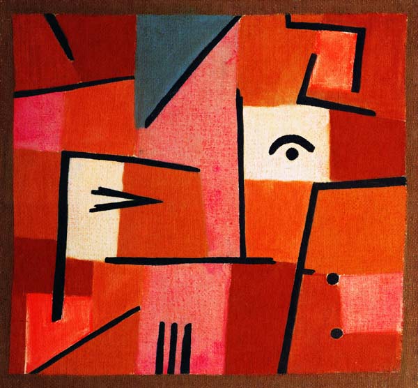 Blick aus Rot, 1937. van Paul Klee