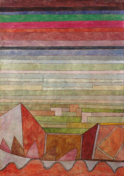 Blick in das Fruchtland. van Paul Klee