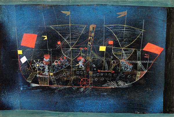Das Abenteurerschiff van Paul Klee