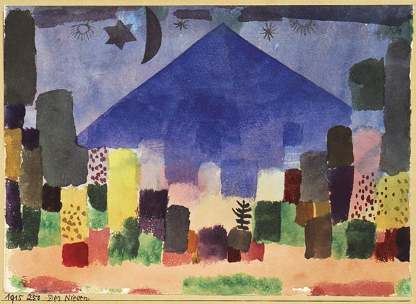 The Mountain Niesen. Egyptian Night van Paul Klee