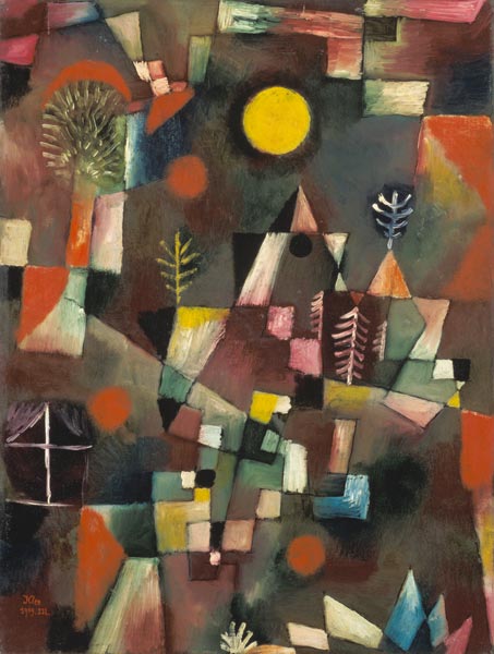 Der Vollmond. van Paul Klee