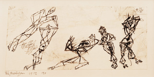 Die Gegenwaertigen, 1912, 124. van Paul Klee