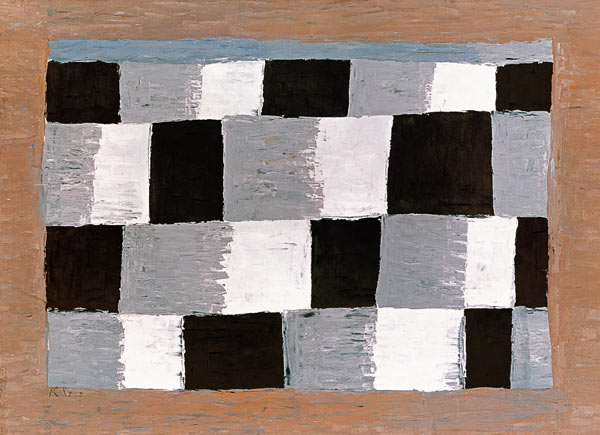 Dreitakte im Geviert. van Paul Klee