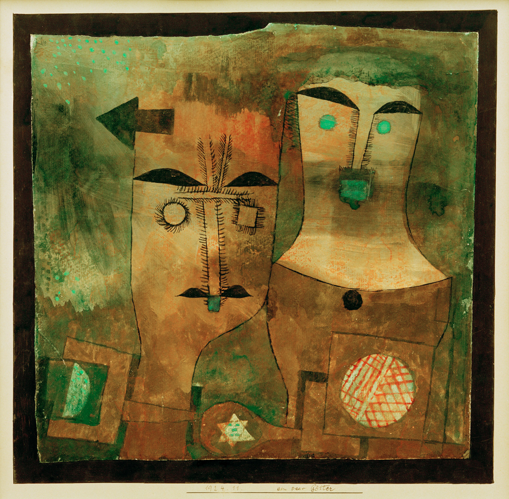 ein Paar Goetter van Paul Klee