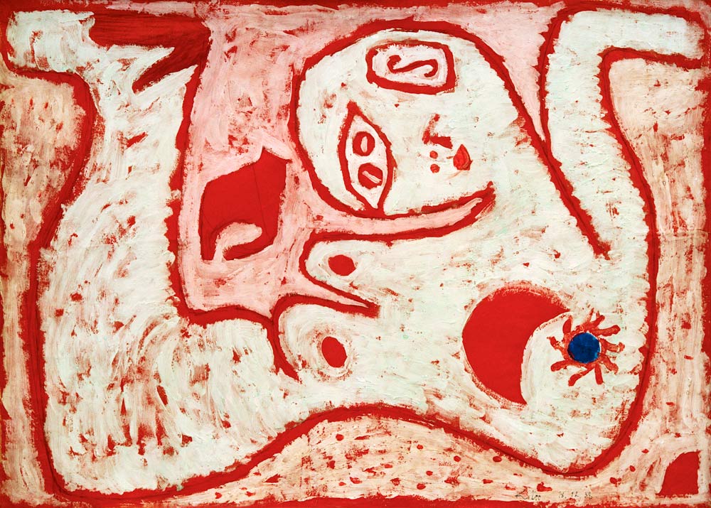 ein Weib fuer Goetter, 1938  452 (A 12). van Paul Klee