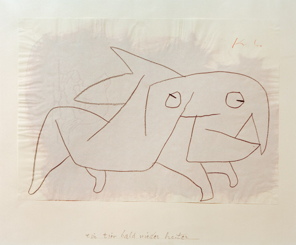 ein tier bald wieder heiter, 1940, van Paul Klee