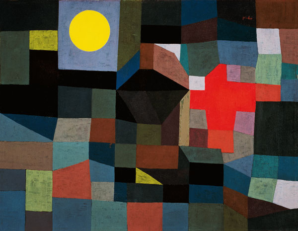 Fire at Full Moon van Paul Klee