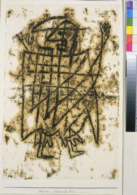 Figurine Der Tod. van Paul Klee