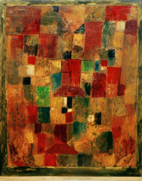Herbstsonniger Ort, 1921.180 van Paul Klee