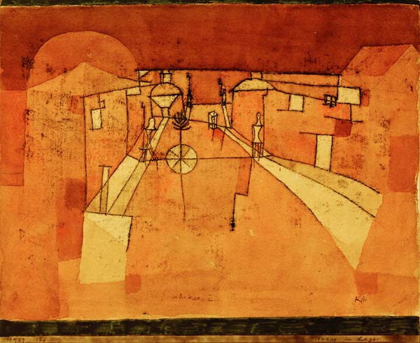 Strasse im Lager, 1923, 146. van Paul Klee