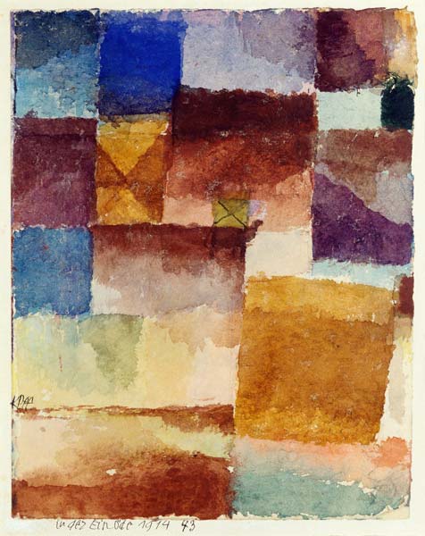 In der Einoede, 1914.43. (Kamel in der van Paul Klee