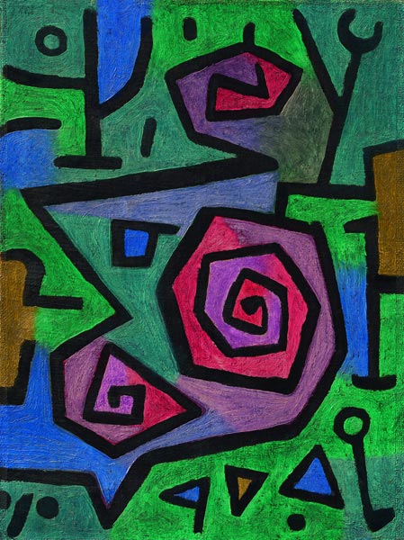 Heroic Roses van Paul Klee